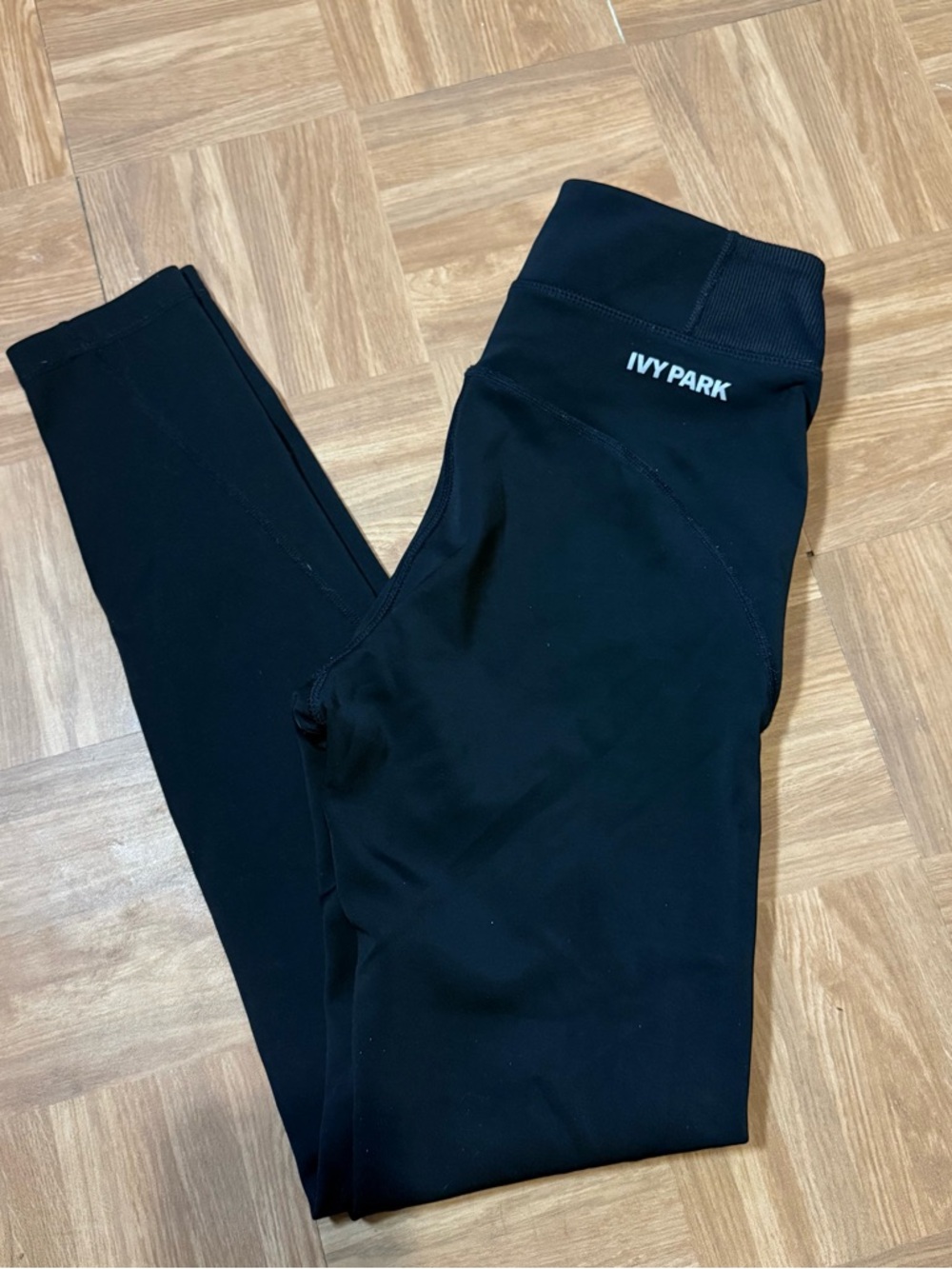IVY PARK Black Women High-Rise Performance Leggings size S